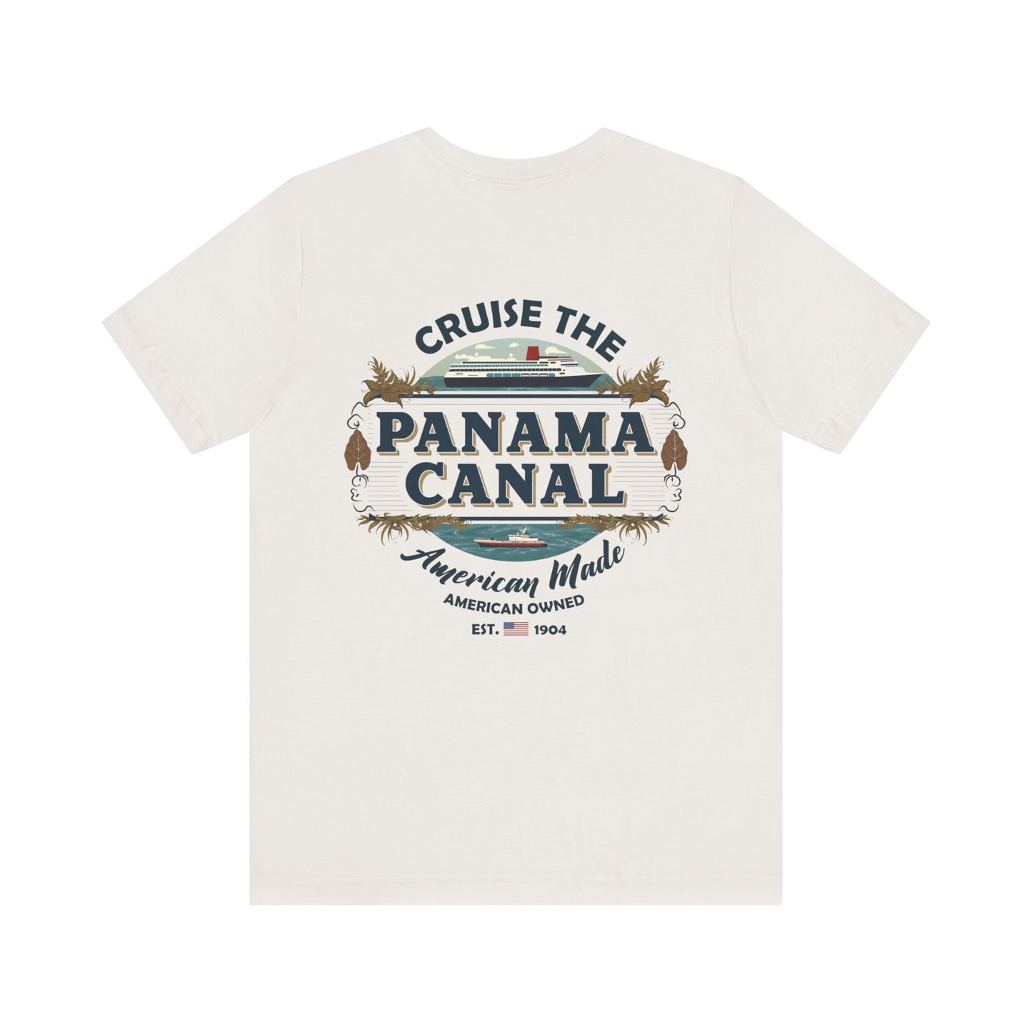 T-Shirt - "Visit the Panama Canal! Via FAFO Airlines" Unisex Jersey Short Sleeve Tee