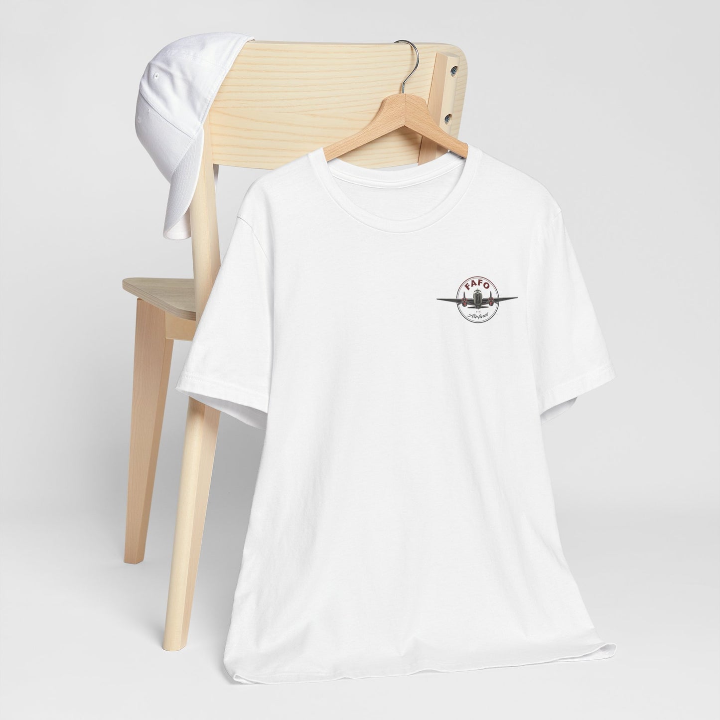 T-Shirt - Visit The Gulf of America Via FAFO Airlines Unisex Jersey Short Sleeve Tee