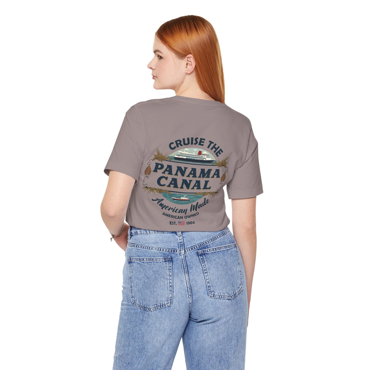 T-Shirt - "Visit the Panama Canal! Via FAFO Airlines" Unisex Jersey Short Sleeve Tee