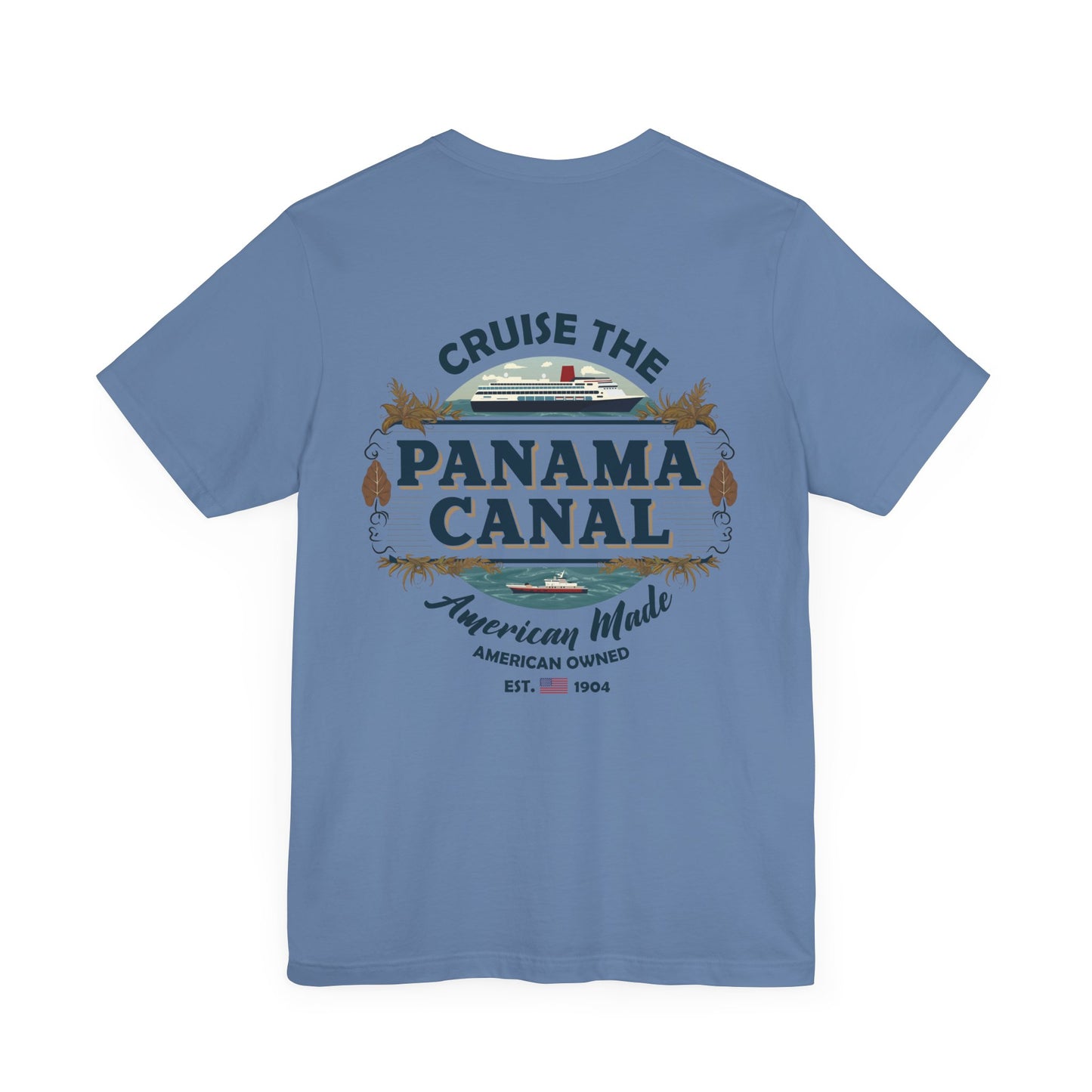 T-Shirt - "Visit the Panama Canal! Via FAFO Airlines" Unisex Jersey Short Sleeve Tee
