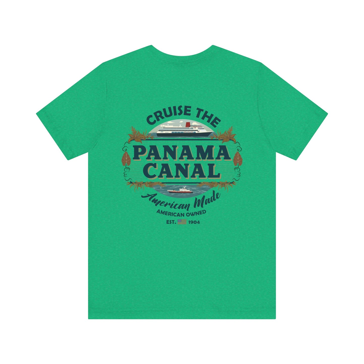 T-Shirt - "Visit the Panama Canal! Via FAFO Airlines" Unisex Jersey Short Sleeve Tee