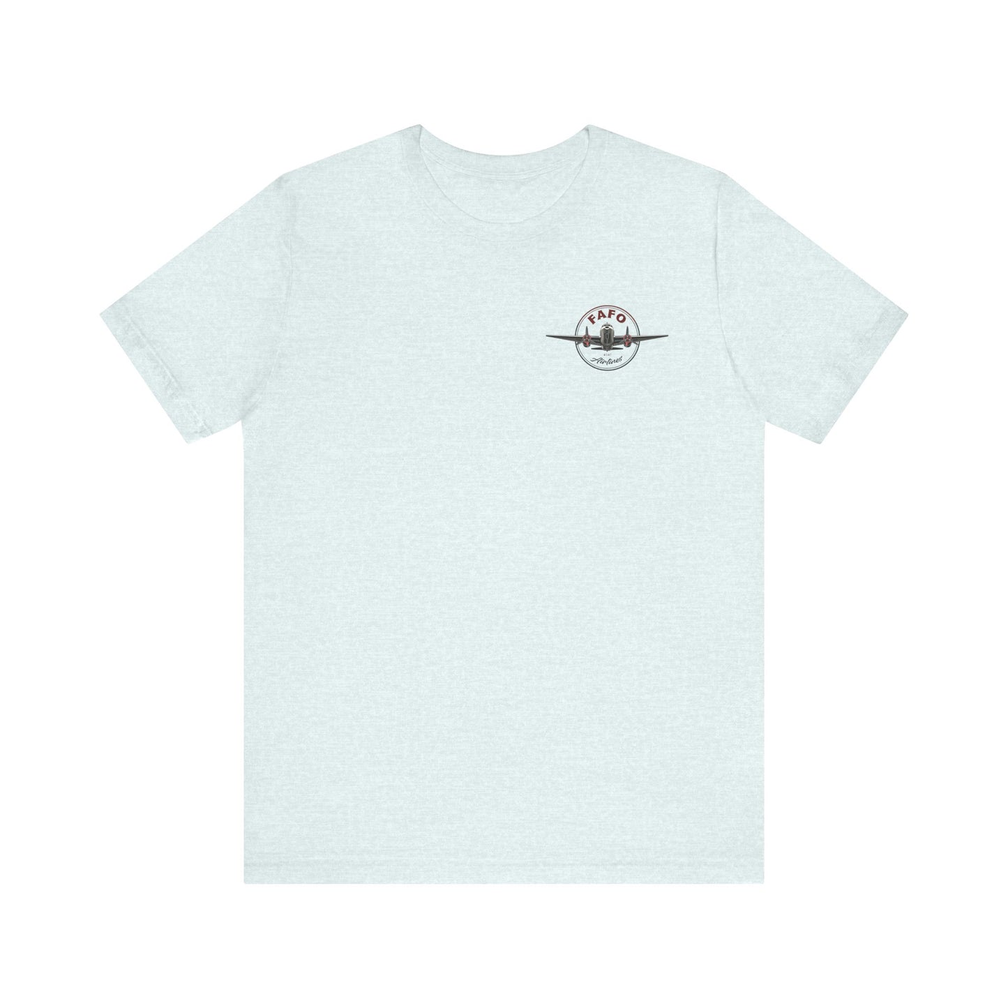 T-Shirt - "Visit Mars! Via FAFO Airlines" Unisex Jersey Short Sleeve Tee