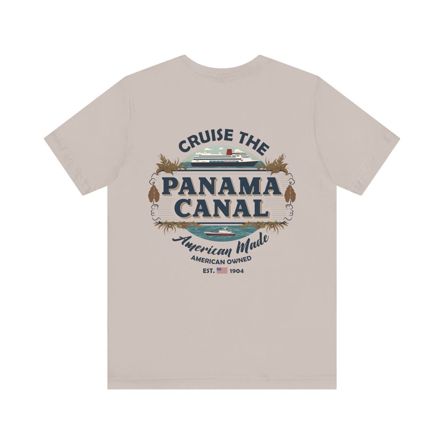 T-Shirt - "Visit the Panama Canal! Via FAFO Airlines" Unisex Jersey Short Sleeve Tee