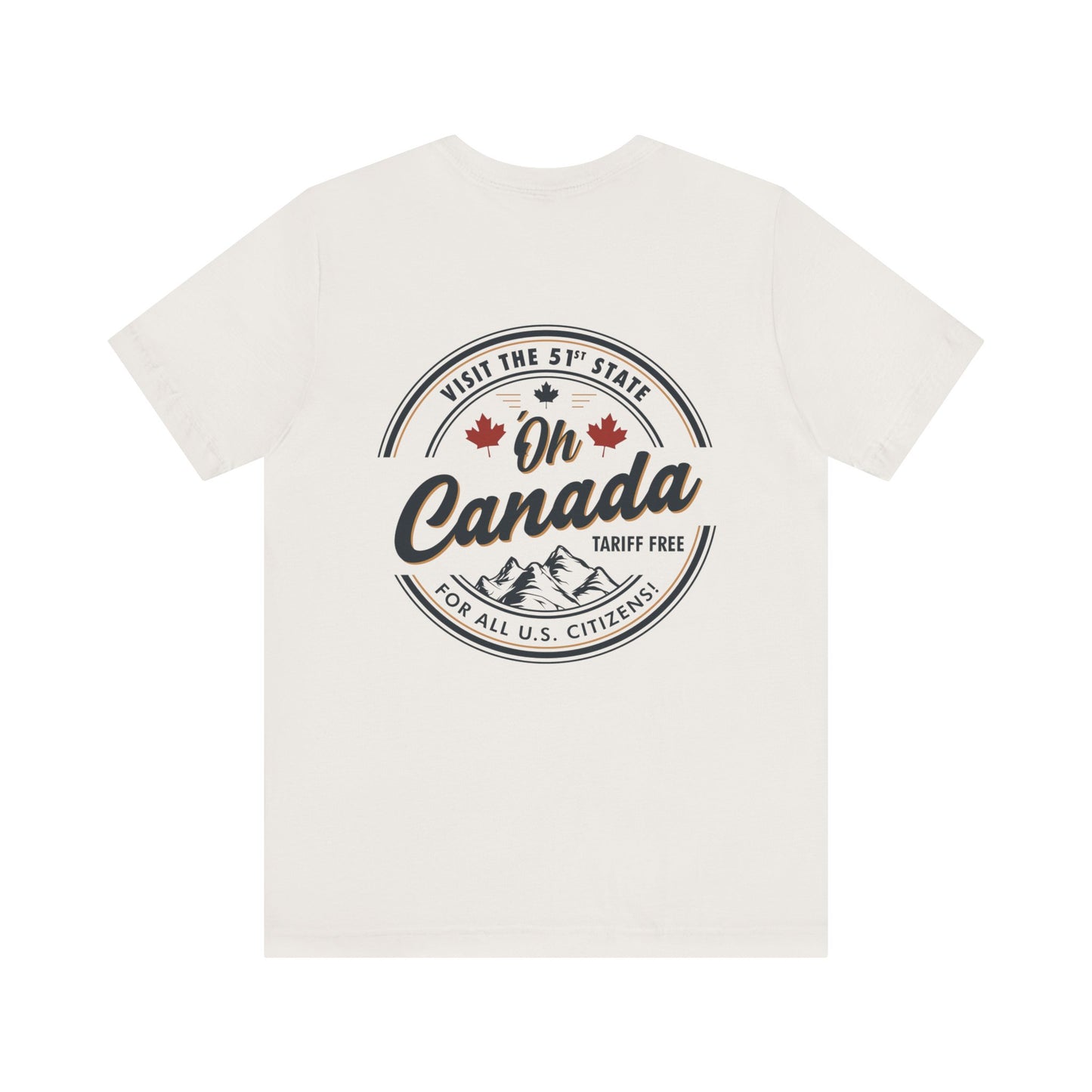 T-Shirt - "Visit the 51st State! Via FAFO Airlines" Unisex Jersey Short Sleeve Tee