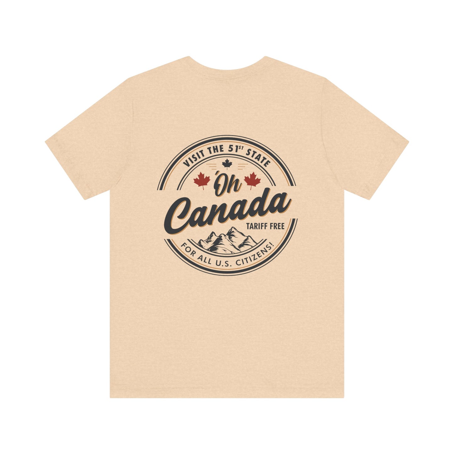 T-Shirt - "Visit the 51st State! Via FAFO Airlines" Unisex Jersey Short Sleeve Tee