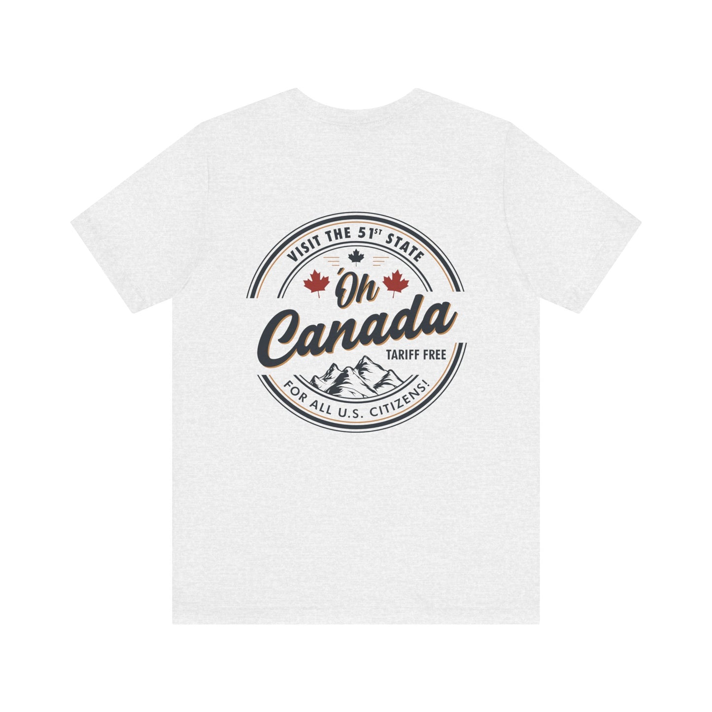 T-Shirt - "Visit the 51st State! Via FAFO Airlines" Unisex Jersey Short Sleeve Tee