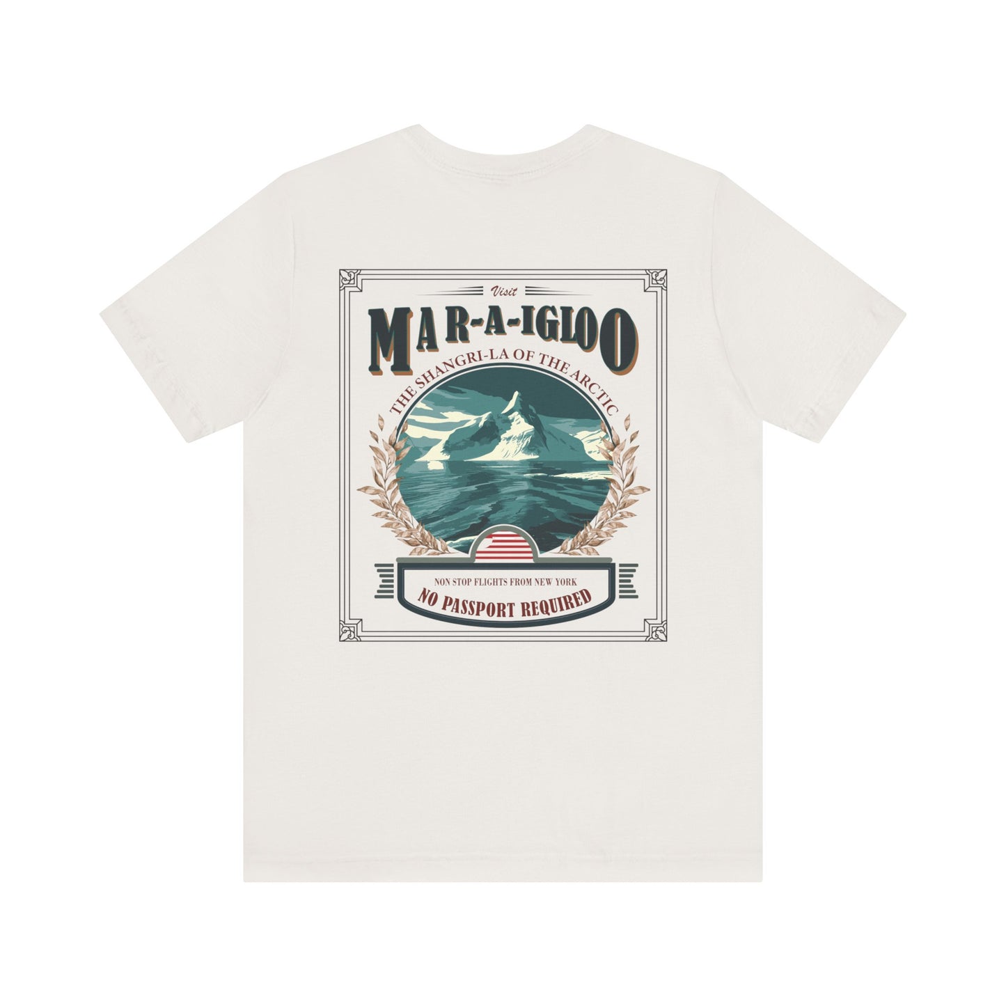 T-Shirt - "Visit Mar-A-Igloo! Via FAFO Airlines" Unisex Jersey Short Sleeve Tee