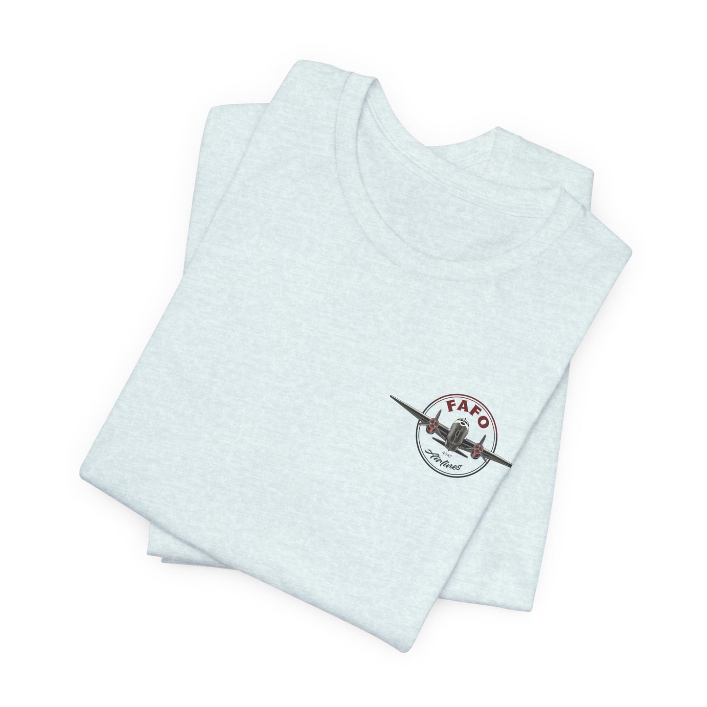 T-Shirt - "Visit Mars! Via FAFO Airlines" Unisex Jersey Short Sleeve Tee