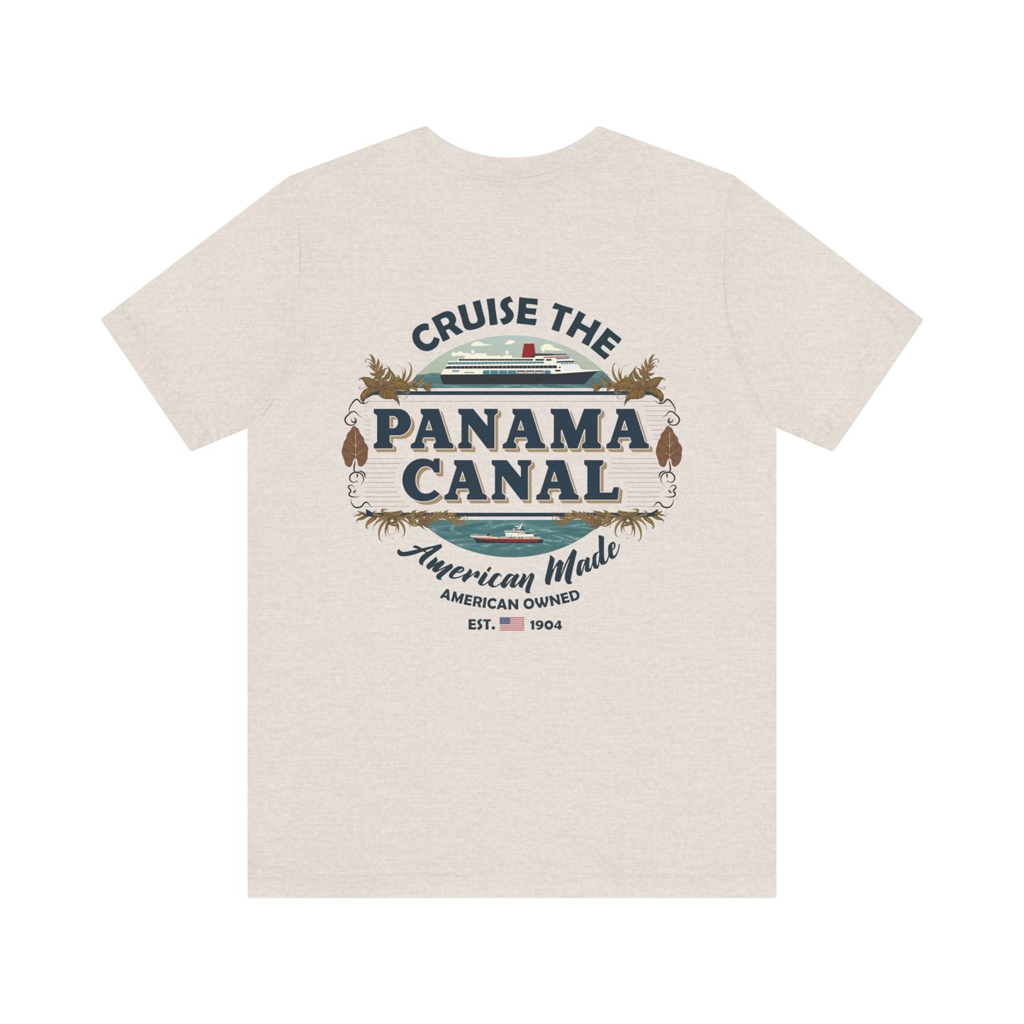 T-Shirt - "Visit the Panama Canal! Via FAFO Airlines" Unisex Jersey Short Sleeve Tee