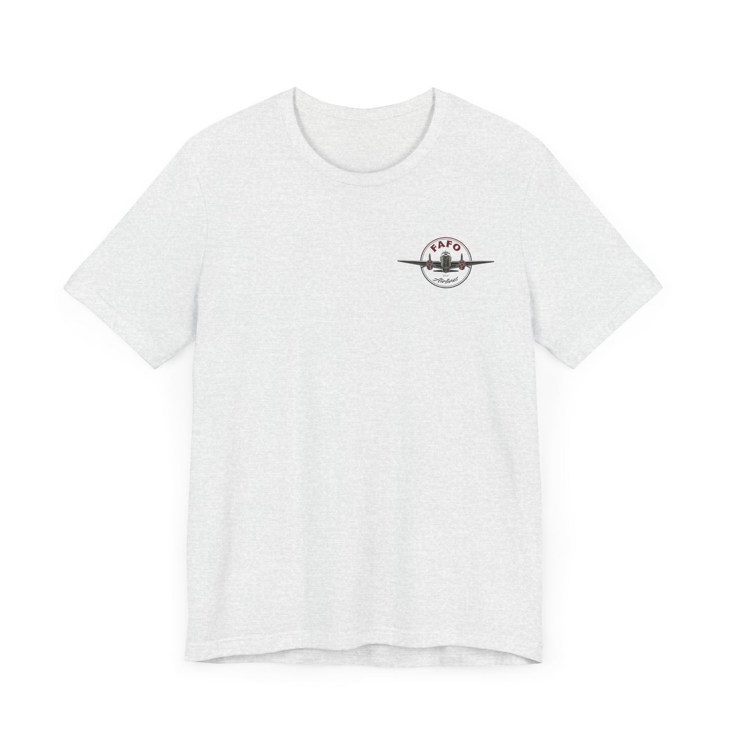 T-Shirt - "Visit Mars! Via FAFO Airlines" Unisex Jersey Short Sleeve Tee