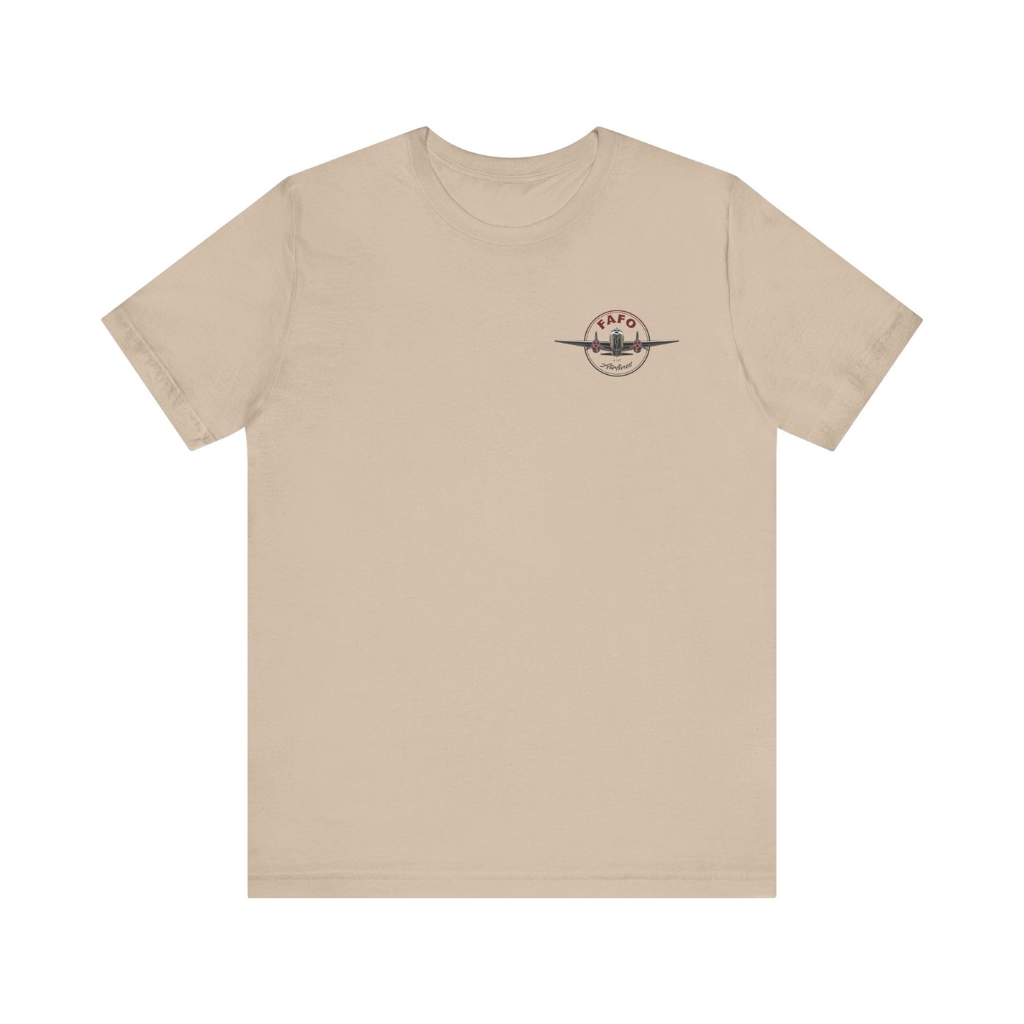 T-Shirt - "Visit the 51st State! Via FAFO Airlines" Unisex Jersey Short Sleeve Tee
