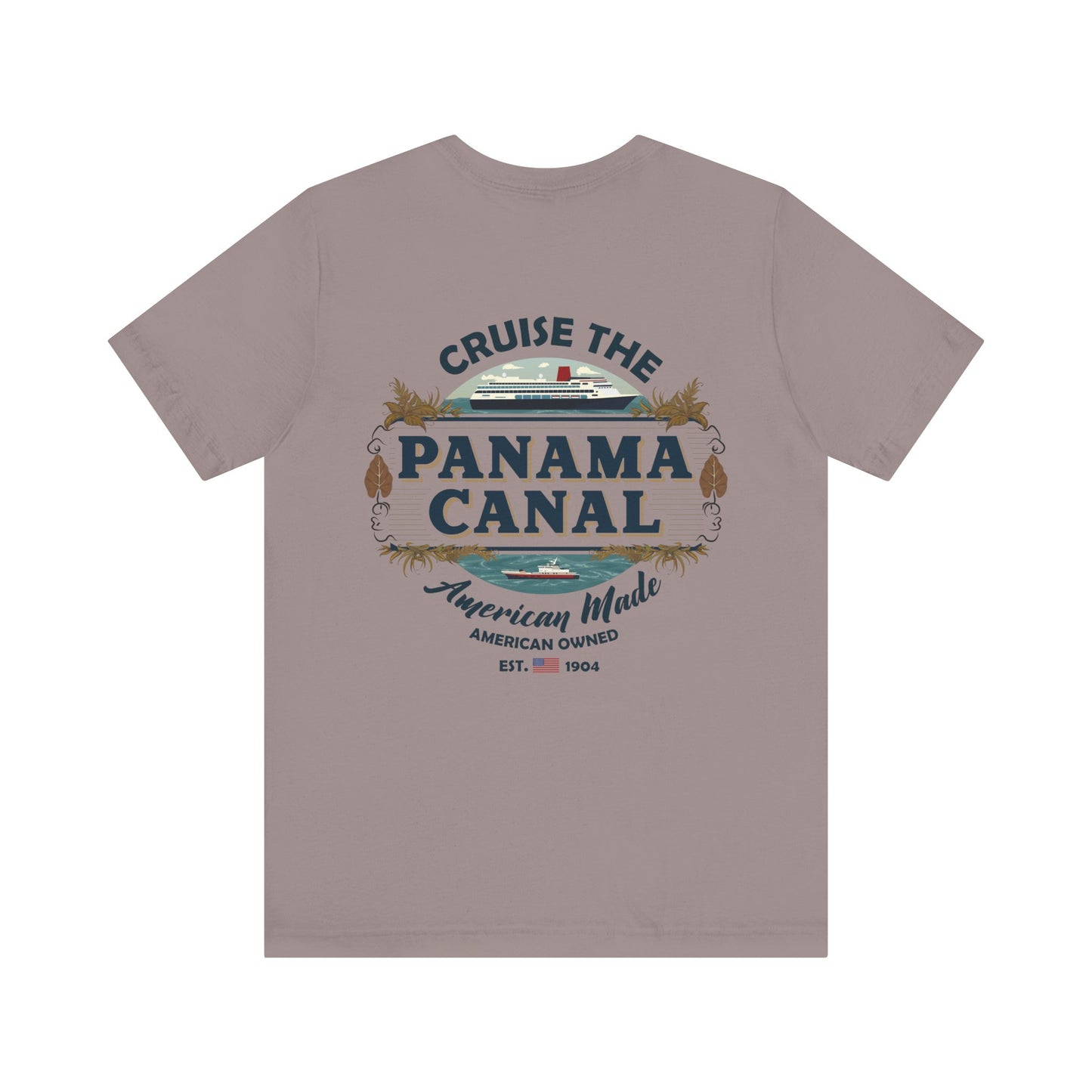 T-Shirt - "Visit the Panama Canal! Via FAFO Airlines" Unisex Jersey Short Sleeve Tee