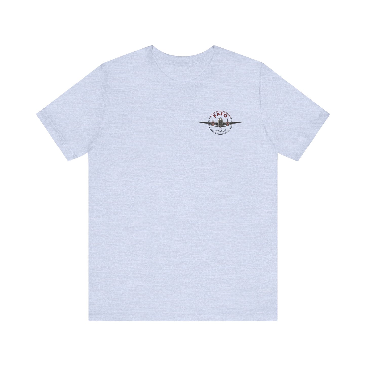 T-Shirt - Visit The Gulf of America Via FAFO Airlines Unisex Jersey Short Sleeve Tee