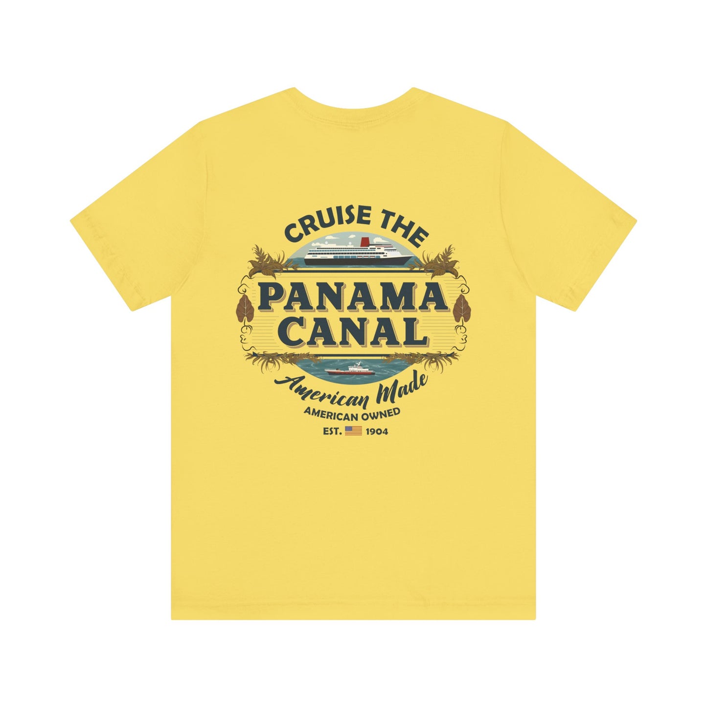 T-Shirt - "Visit the Panama Canal! Via FAFO Airlines" Unisex Jersey Short Sleeve Tee