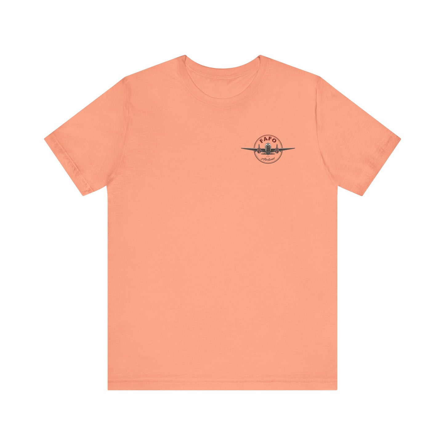 T-Shirt - "Visit Mars! Via FAFO Airlines" Unisex Jersey Short Sleeve Tee