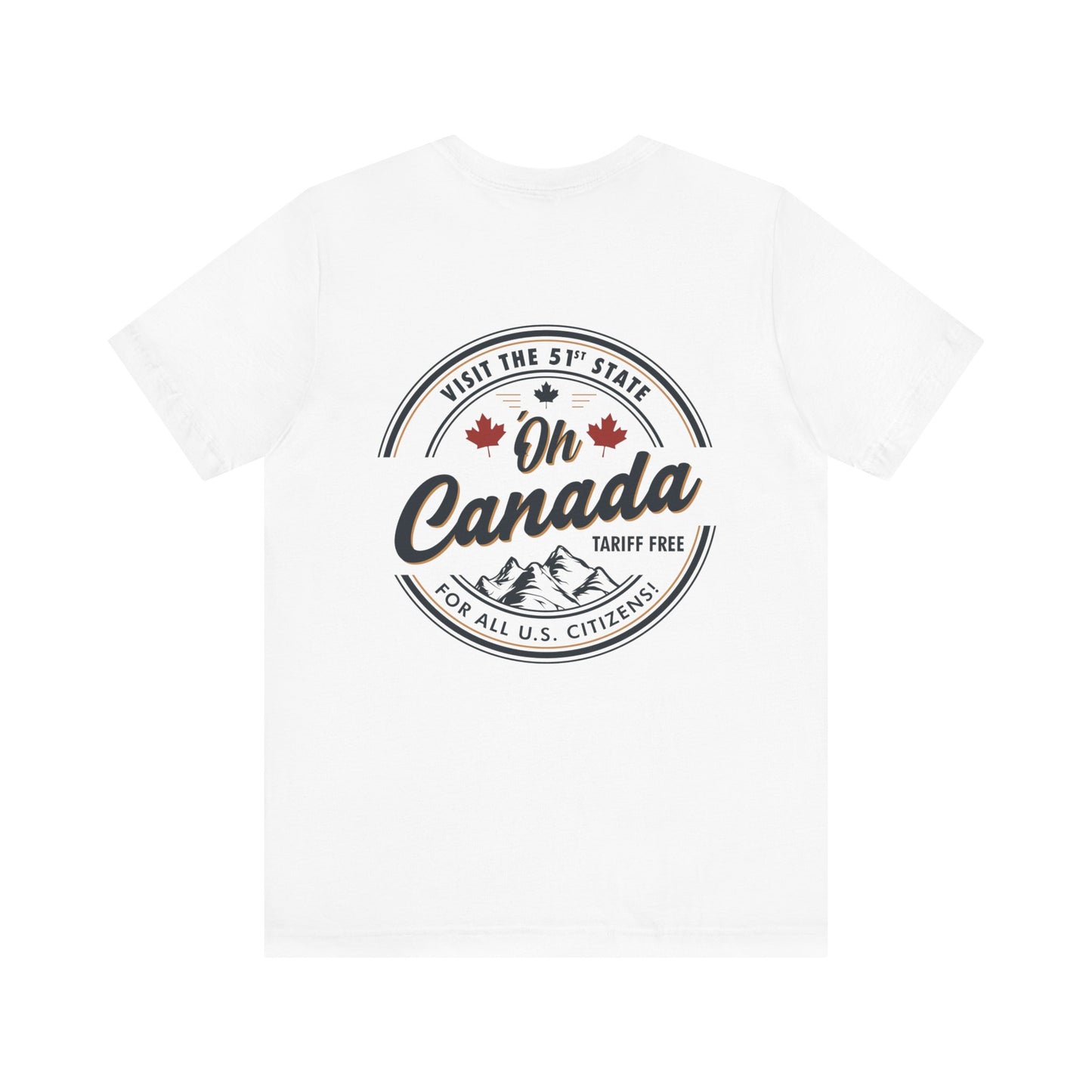 T-Shirt - "Visit the 51st State! Via FAFO Airlines" Unisex Jersey Short Sleeve Tee