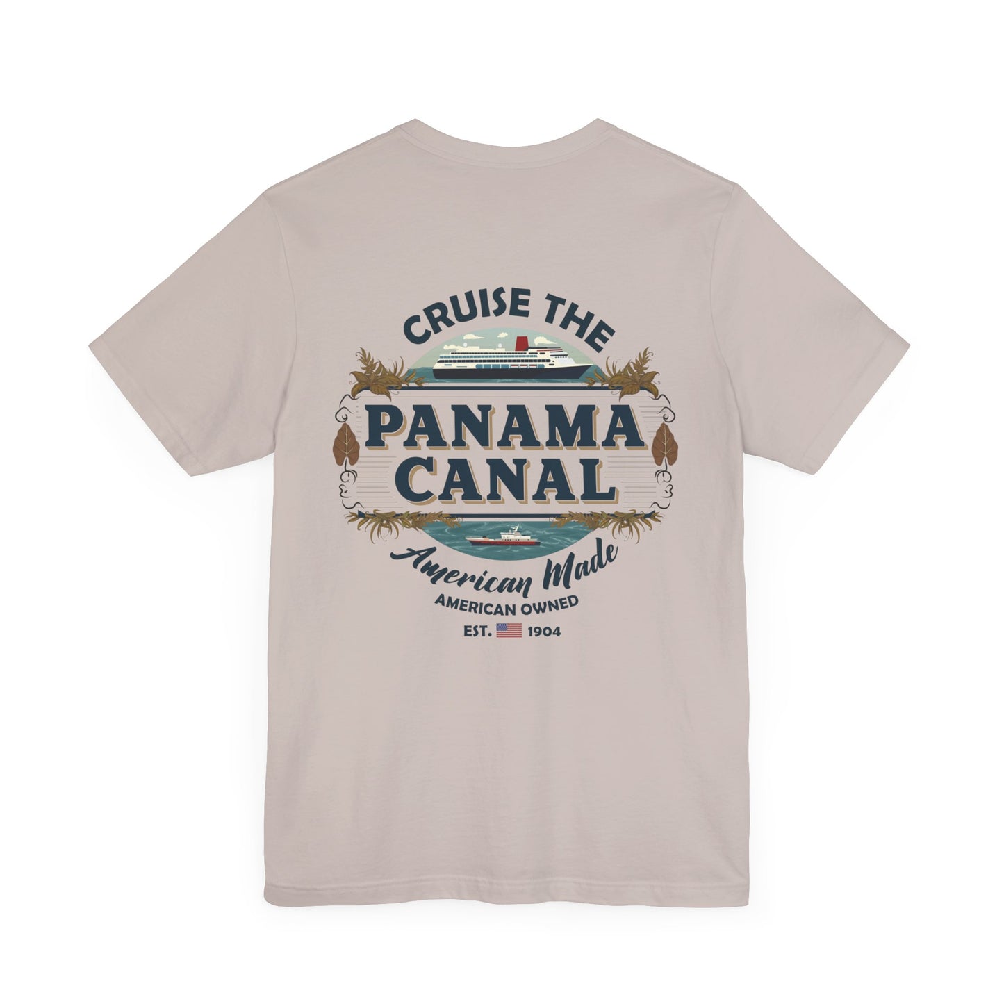 T-Shirt - "Visit the Panama Canal! Via FAFO Airlines" Unisex Jersey Short Sleeve Tee