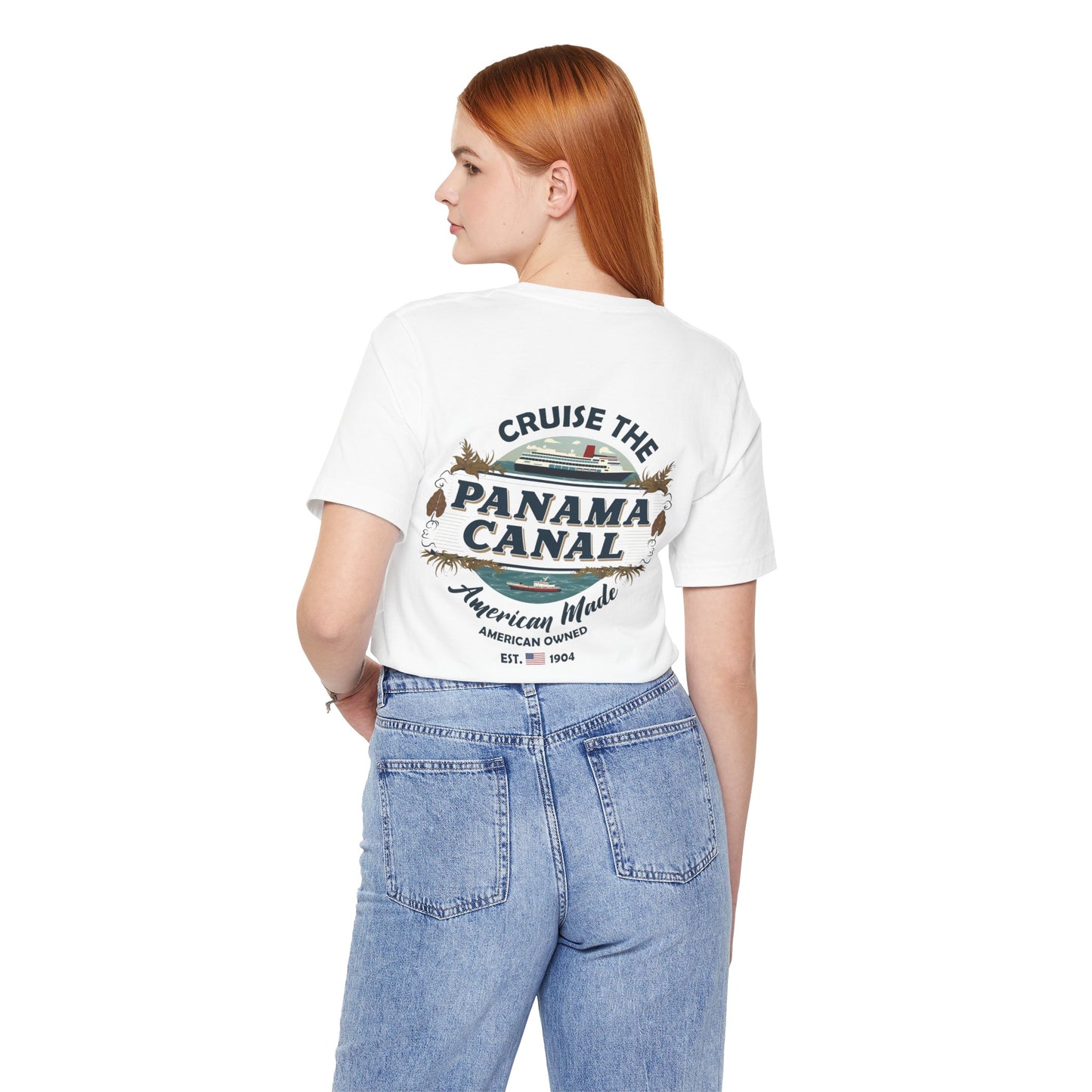 T-Shirt - "Visit the Panama Canal! Via FAFO Airlines" Unisex Jersey Short Sleeve Tee