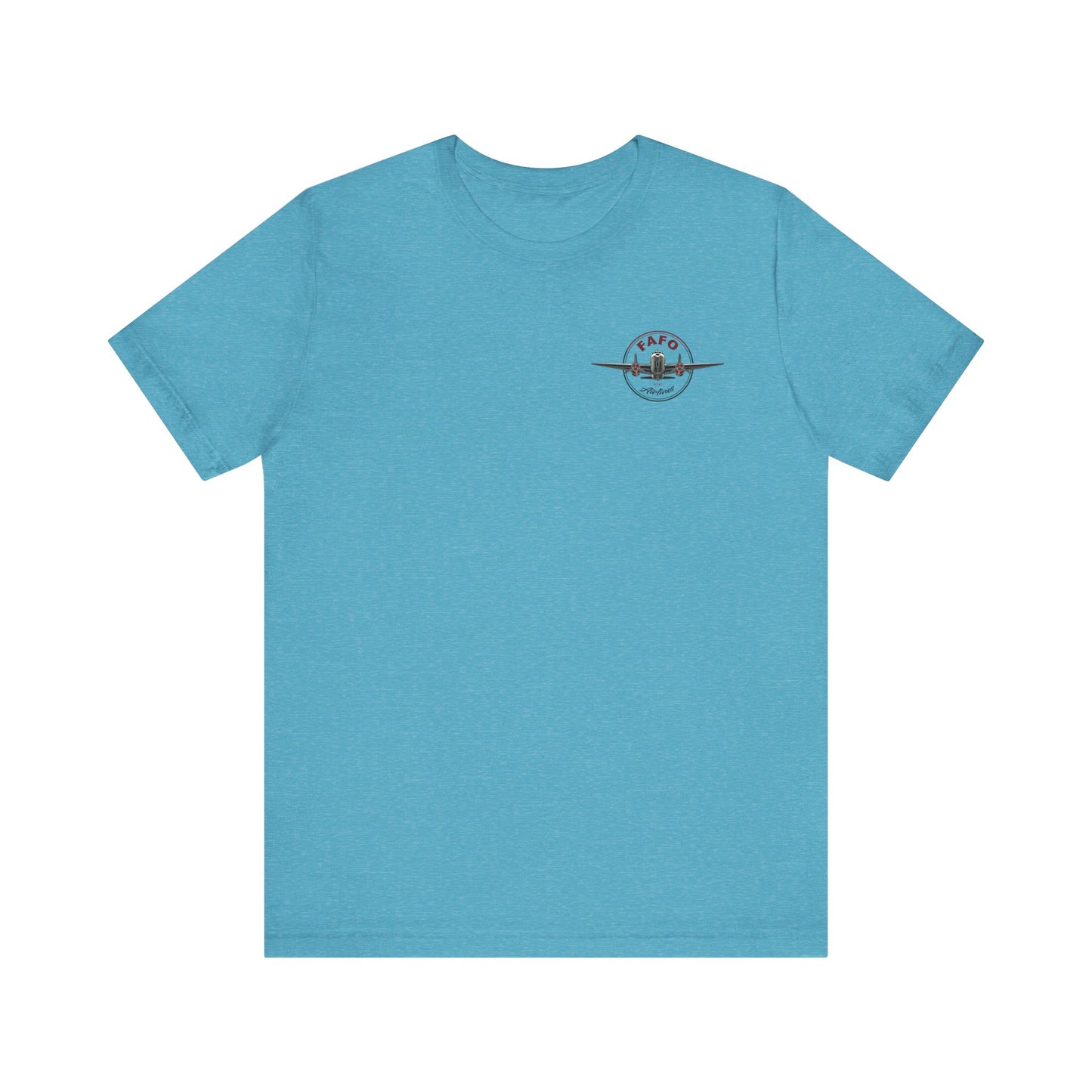 T-Shirt - "Visit Mars! Via FAFO Airlines" Unisex Jersey Short Sleeve Tee