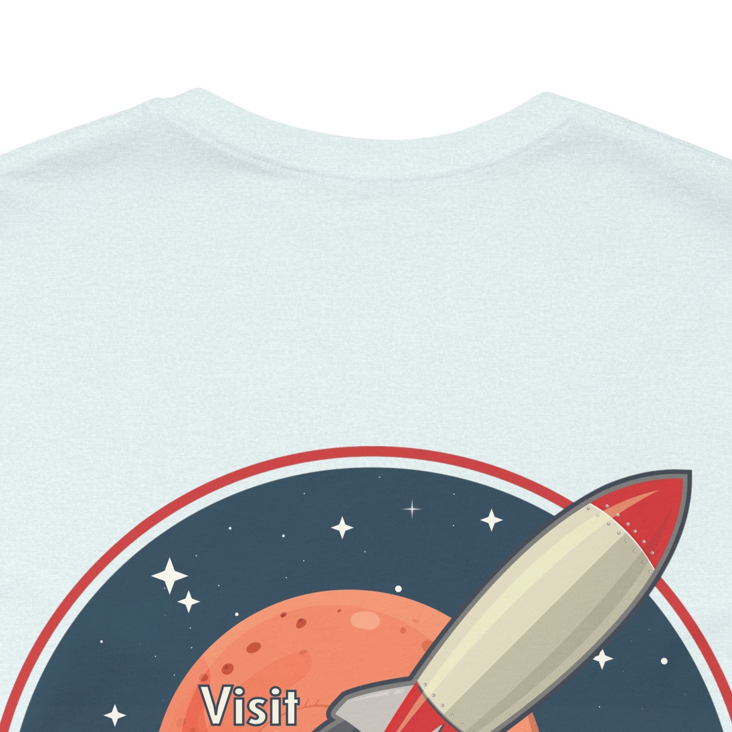 T-Shirt - "Visit Mars! Via FAFO Airlines" Unisex Jersey Short Sleeve Tee