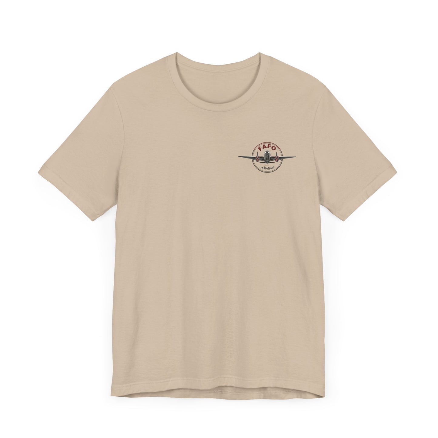 T-Shirt - "Visit the Gaza Riviera! Via FAFO Airlines" Unisex Jersey Short Sleeve Tee