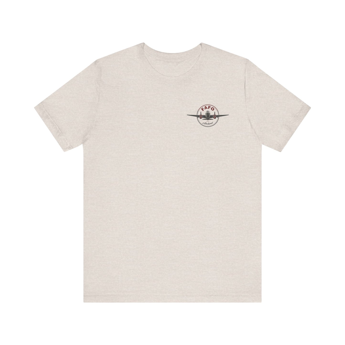 T-Shirt - "Visit the Panama Canal! Via FAFO Airlines" Unisex Jersey Short Sleeve Tee