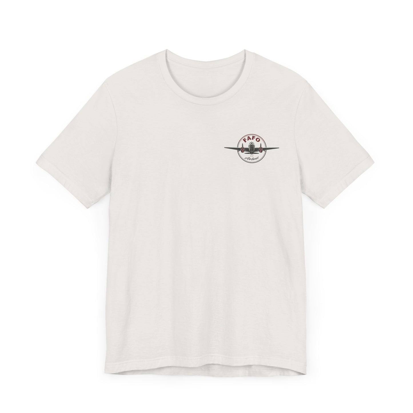 T-Shirt - Visit The Gulf of America Via FAFO Airlines Unisex Jersey Short Sleeve Tee