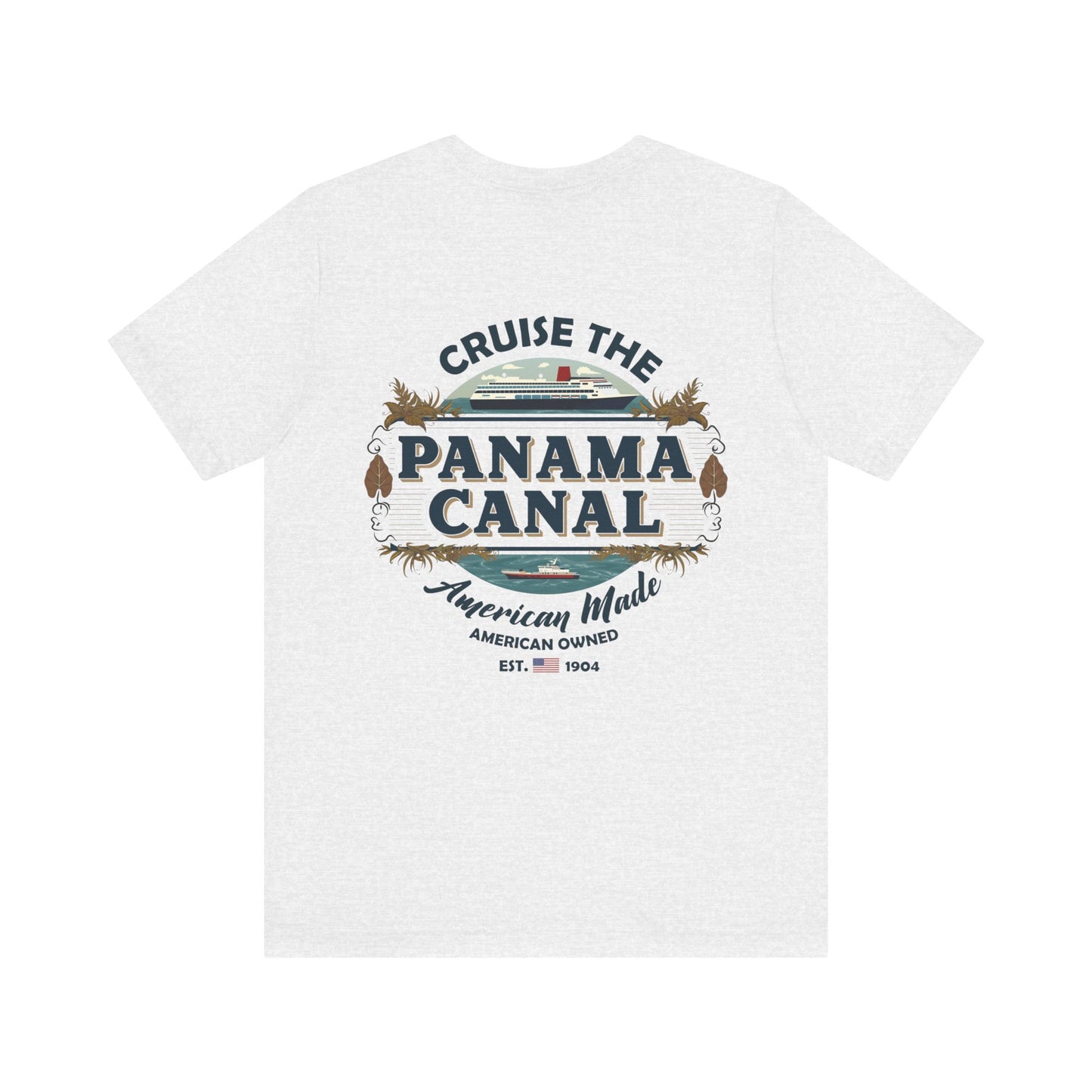 T-Shirt - "Visit the Panama Canal! Via FAFO Airlines" Unisex Jersey Short Sleeve Tee