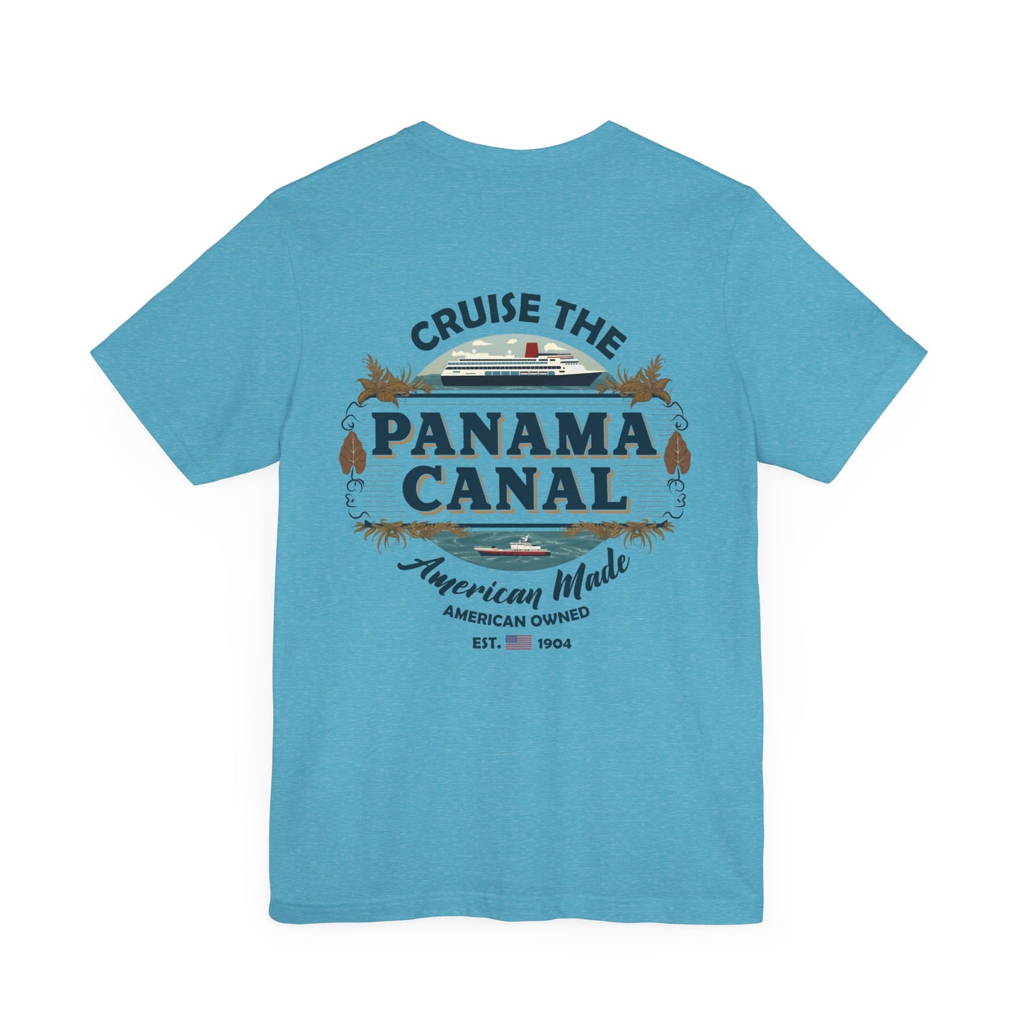 T-Shirt - "Visit the Panama Canal! Via FAFO Airlines" Unisex Jersey Short Sleeve Tee