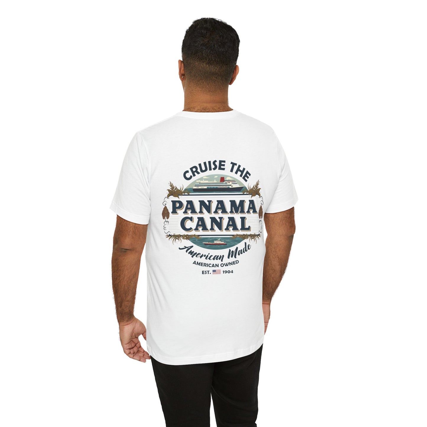 T-Shirt - "Visit the Panama Canal! Via FAFO Airlines" Unisex Jersey Short Sleeve Tee