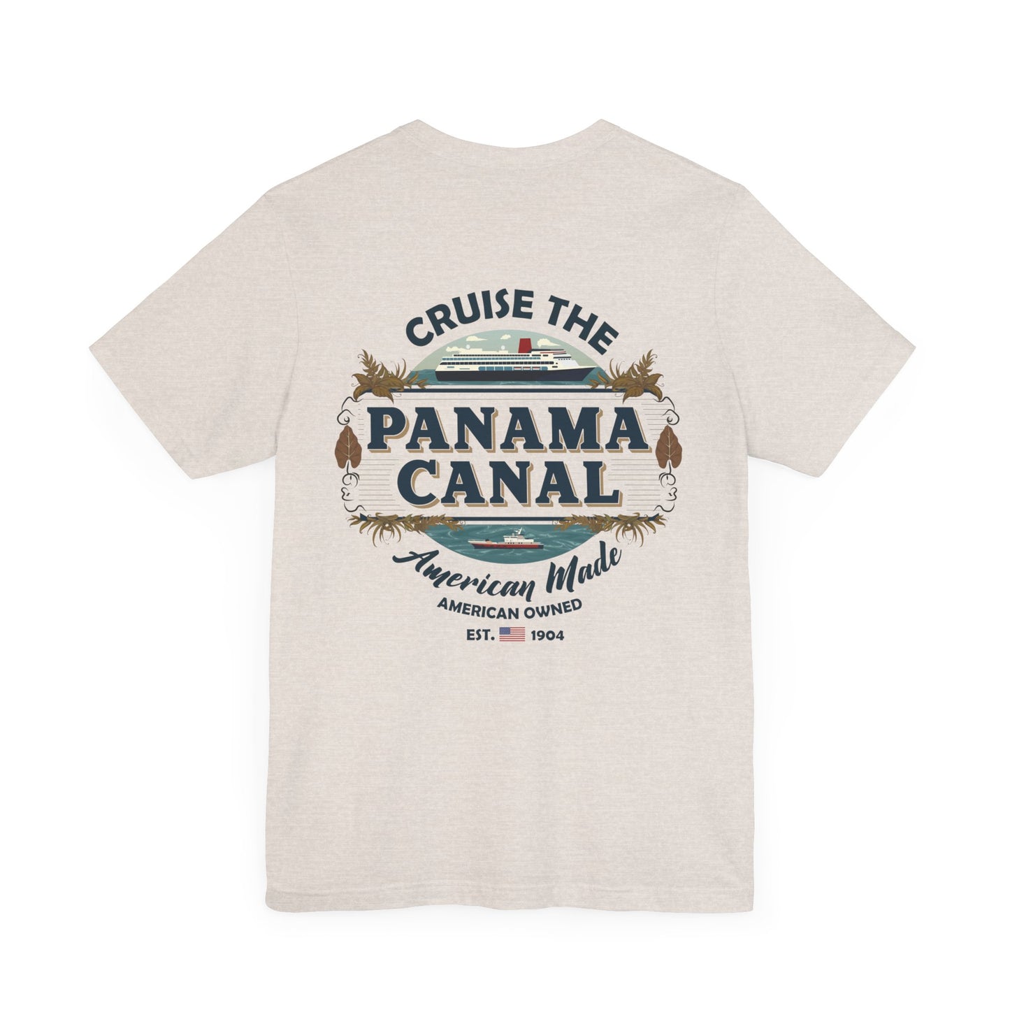 T-Shirt - "Visit the Panama Canal! Via FAFO Airlines" Unisex Jersey Short Sleeve Tee