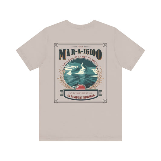 T-Shirt - "Visit Mar-A-Igloo! Via FAFO Airlines" Unisex Jersey Short Sleeve Tee
