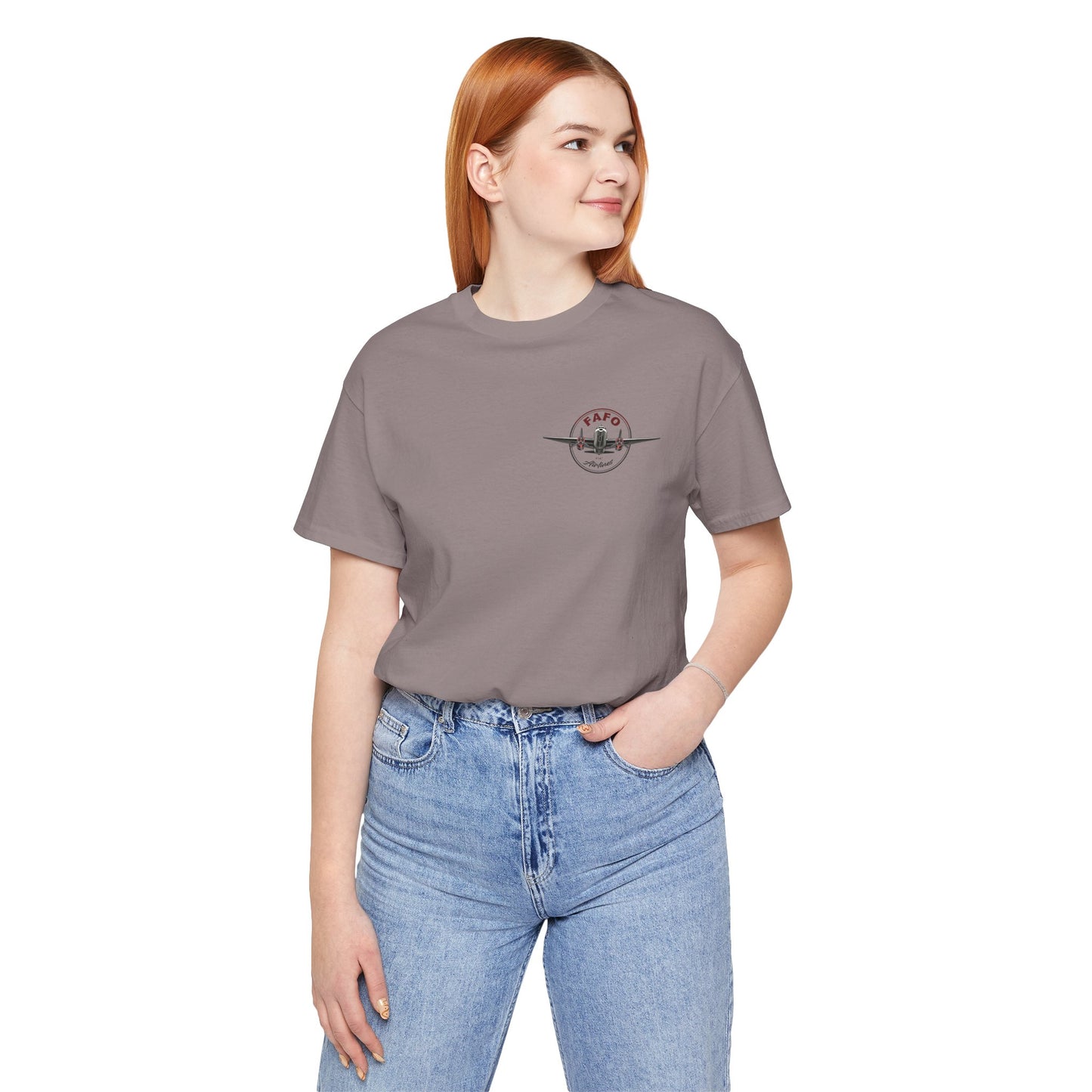 T-Shirt - "Visit the Panama Canal! Via FAFO Airlines" Unisex Jersey Short Sleeve Tee
