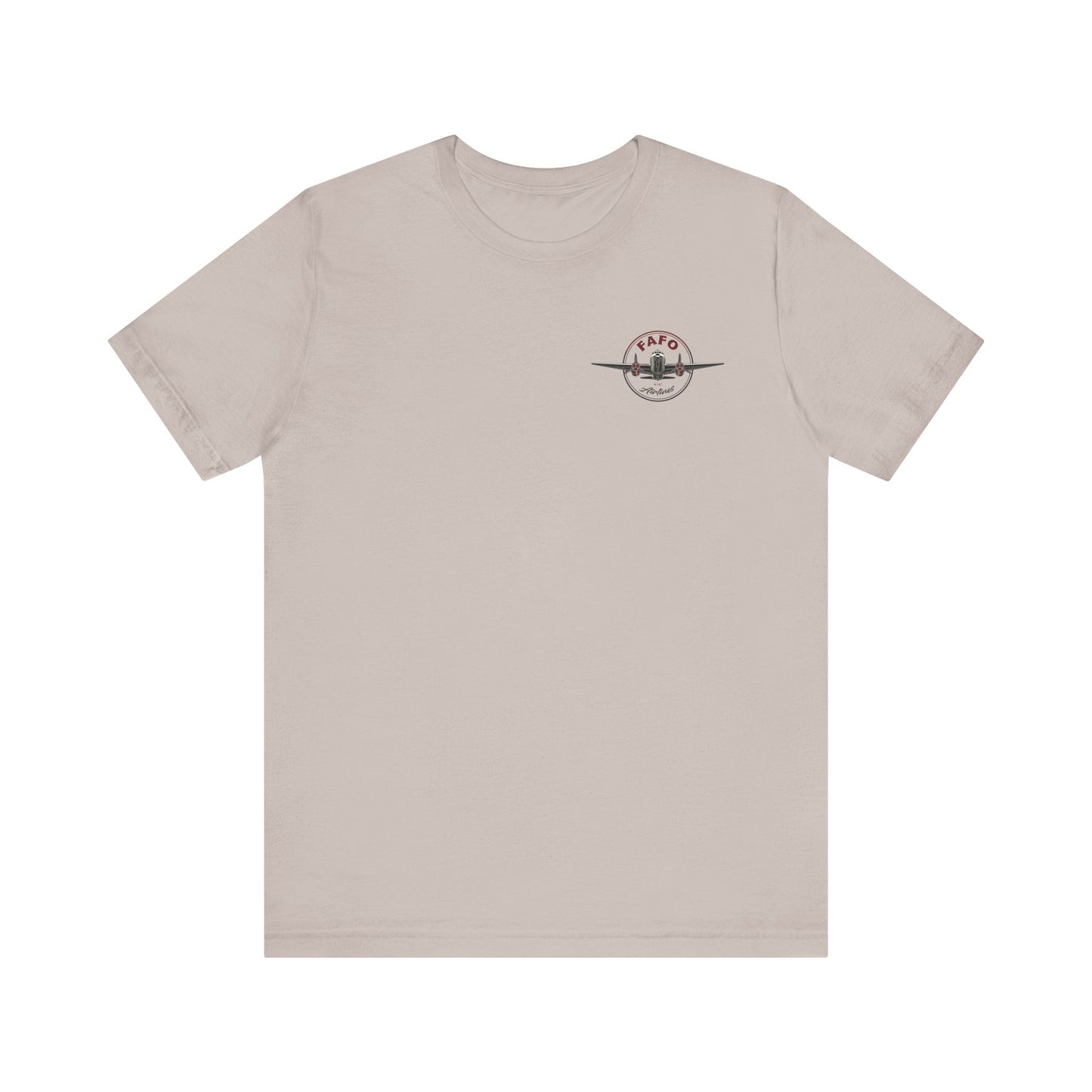 T-Shirt - "Visit Mars! Via FAFO Airlines" Unisex Jersey Short Sleeve Tee