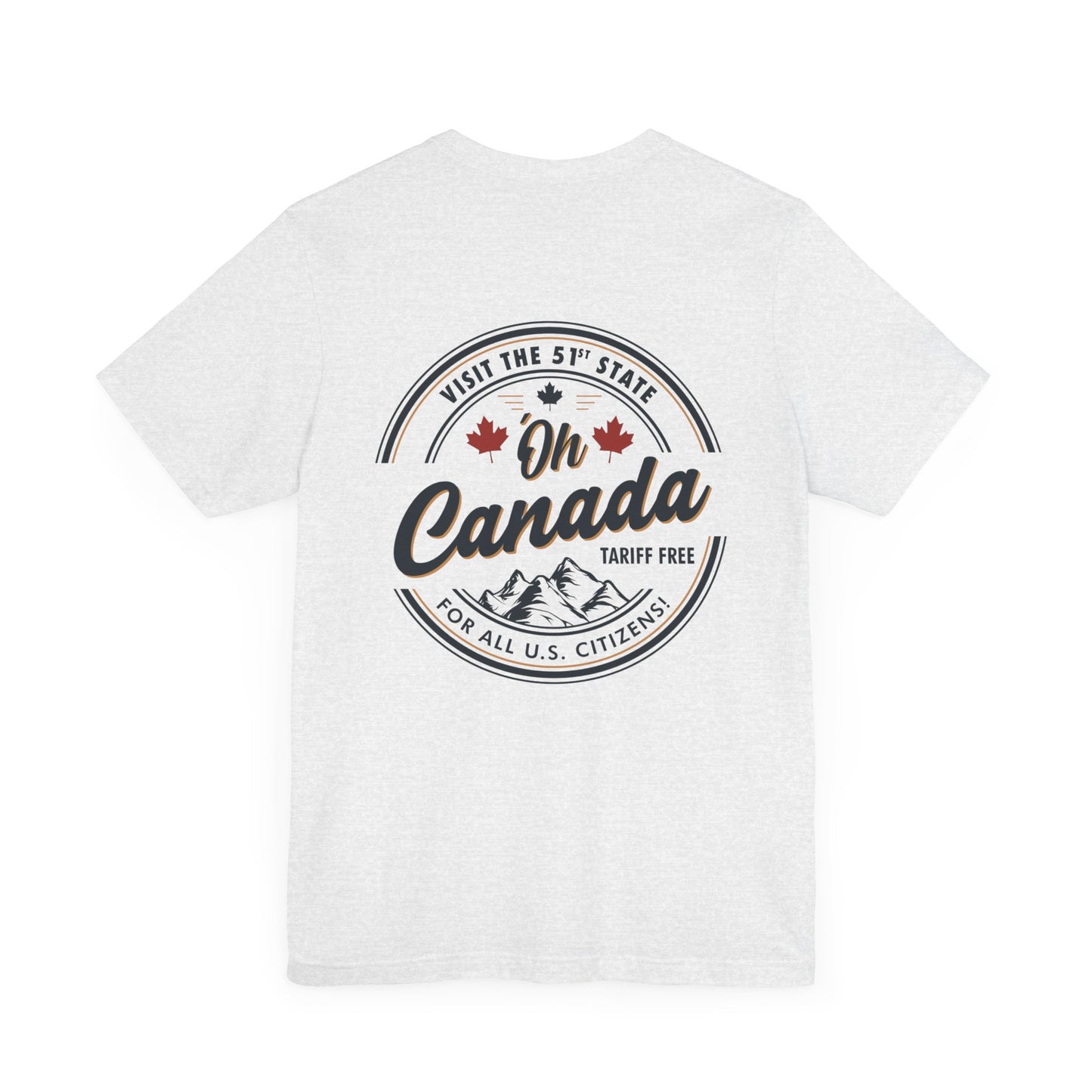 T-Shirt - "Visit the 51st State! Via FAFO Airlines" Unisex Jersey Short Sleeve Tee