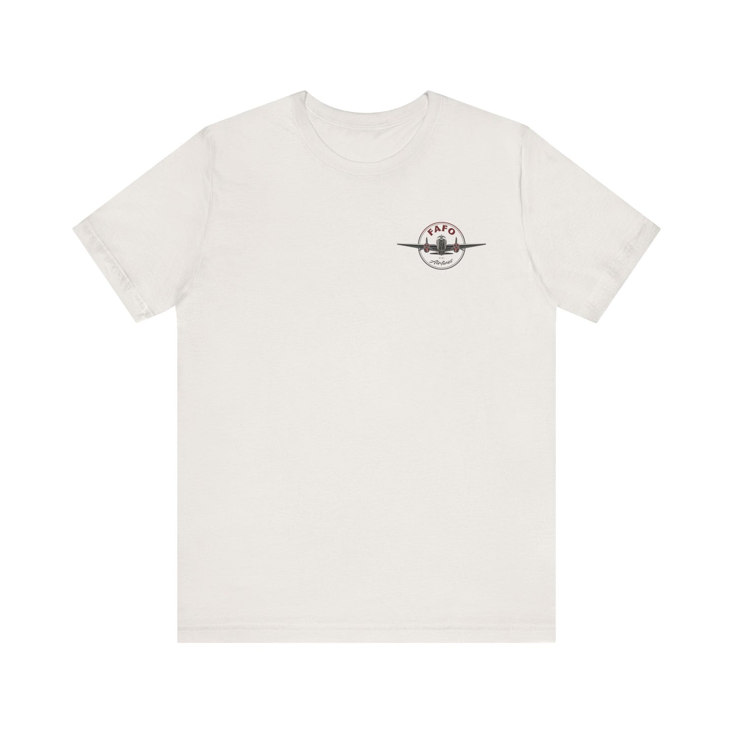 T-Shirt - "Visit Mars! Via FAFO Airlines" Unisex Jersey Short Sleeve Tee