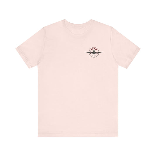 T-Shirt - Visit The Gulf of America Via FAFO Airlines Unisex Jersey Short Sleeve Tee