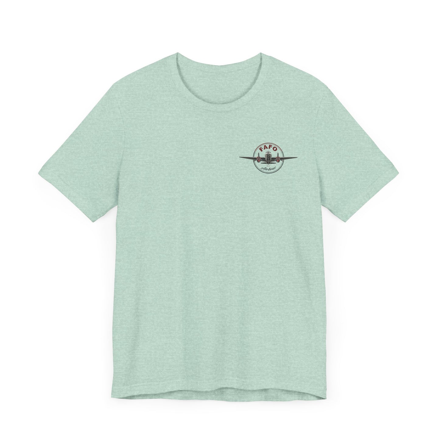 T-Shirt - "Visit the Panama Canal! Via FAFO Airlines" Unisex Jersey Short Sleeve Tee