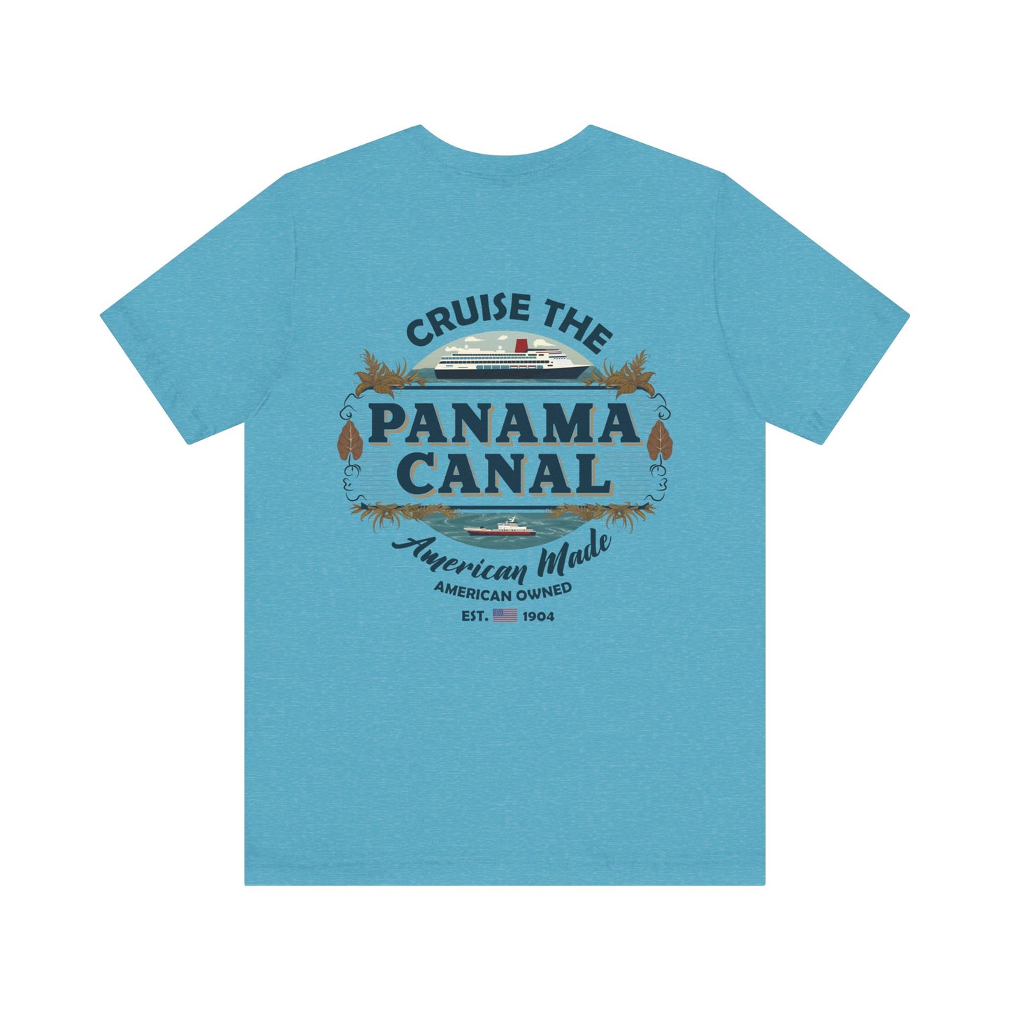 T-Shirt - "Visit the Panama Canal! Via FAFO Airlines" Unisex Jersey Short Sleeve Tee