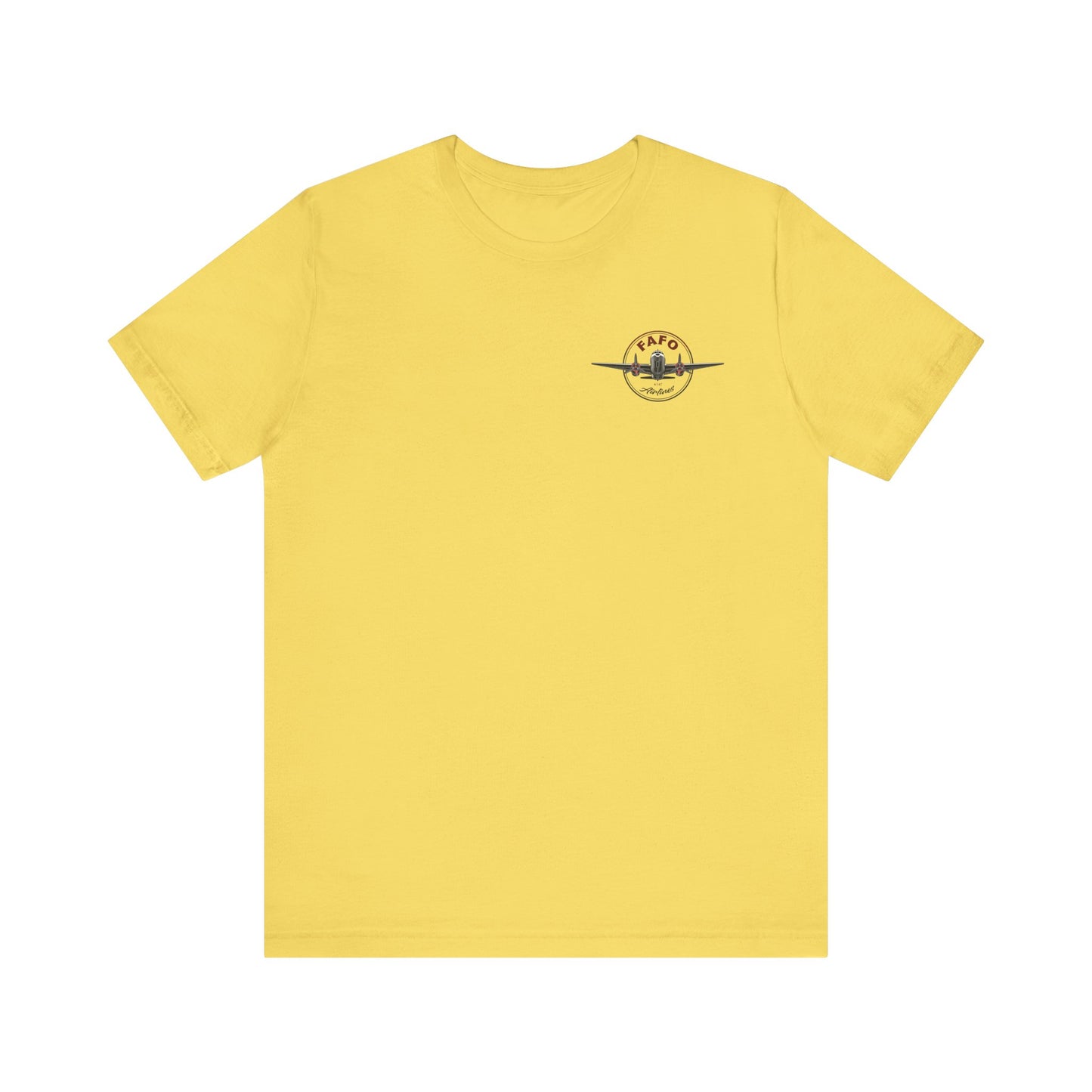 T-Shirt - "Visit the Panama Canal! Via FAFO Airlines" Unisex Jersey Short Sleeve Tee