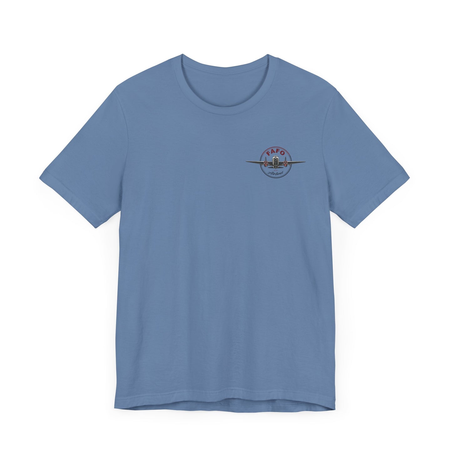 T-Shirt - "Visit the Panama Canal! Via FAFO Airlines" Unisex Jersey Short Sleeve Tee