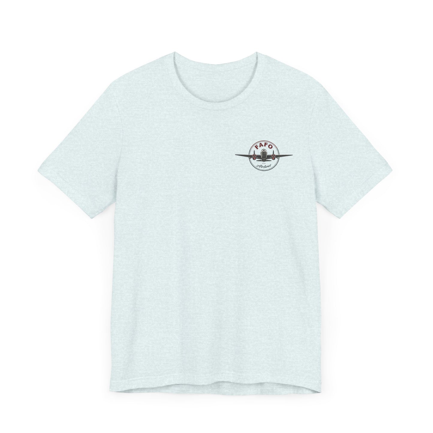 T-Shirt - Visit The Gulf of America Via FAFO Airlines Unisex Jersey Short Sleeve Tee