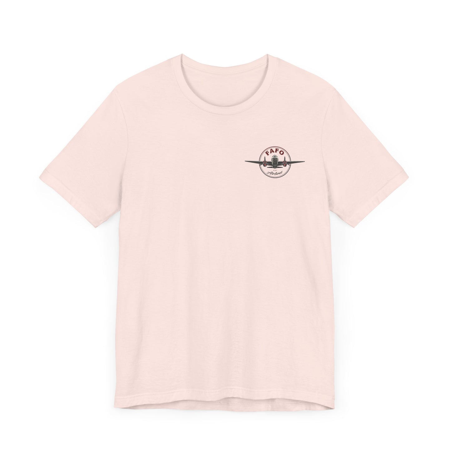 T-Shirt - Visit The Gulf of America Via FAFO Airlines Unisex Jersey Short Sleeve Tee
