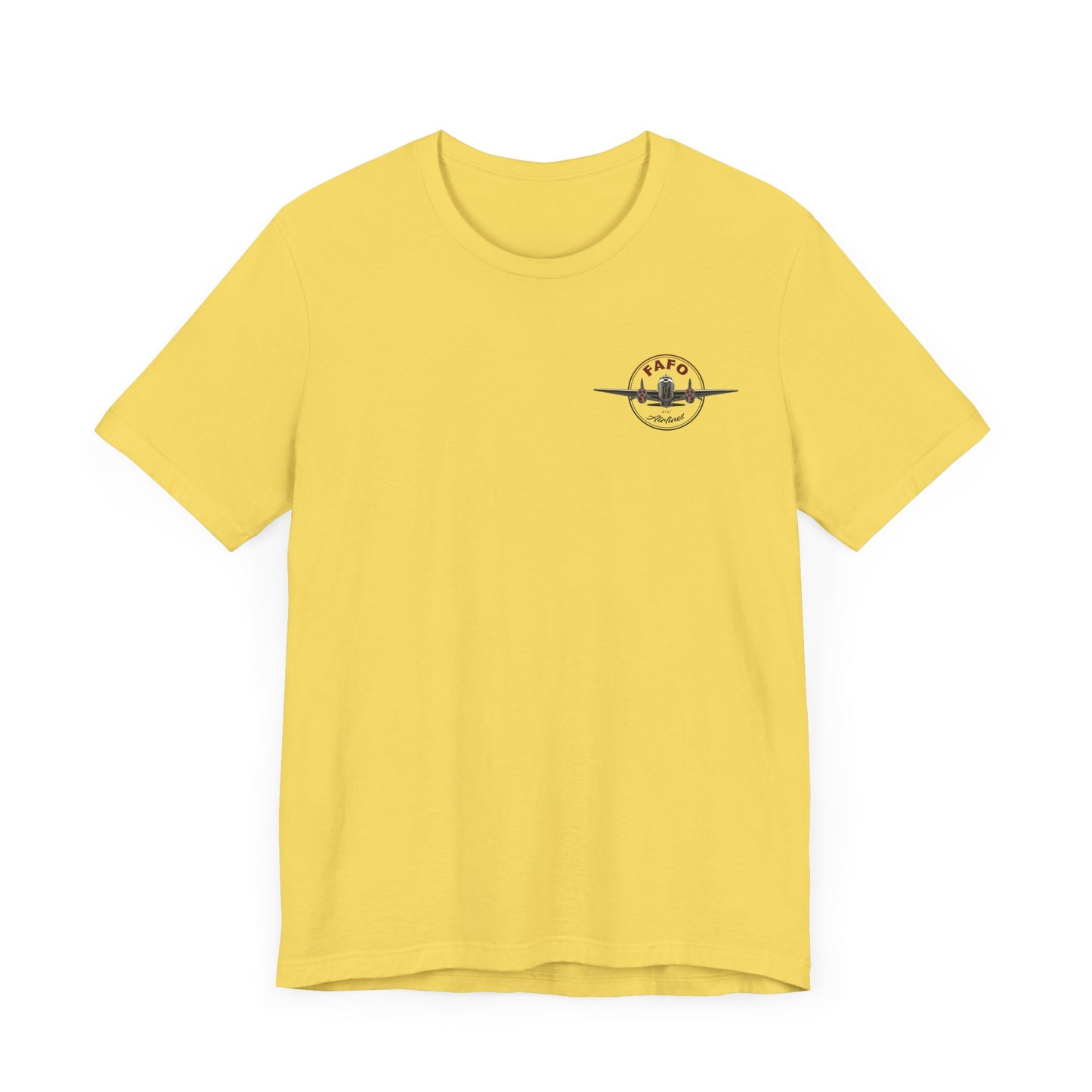 T-Shirt - "Visit the Panama Canal! Via FAFO Airlines" Unisex Jersey Short Sleeve Tee