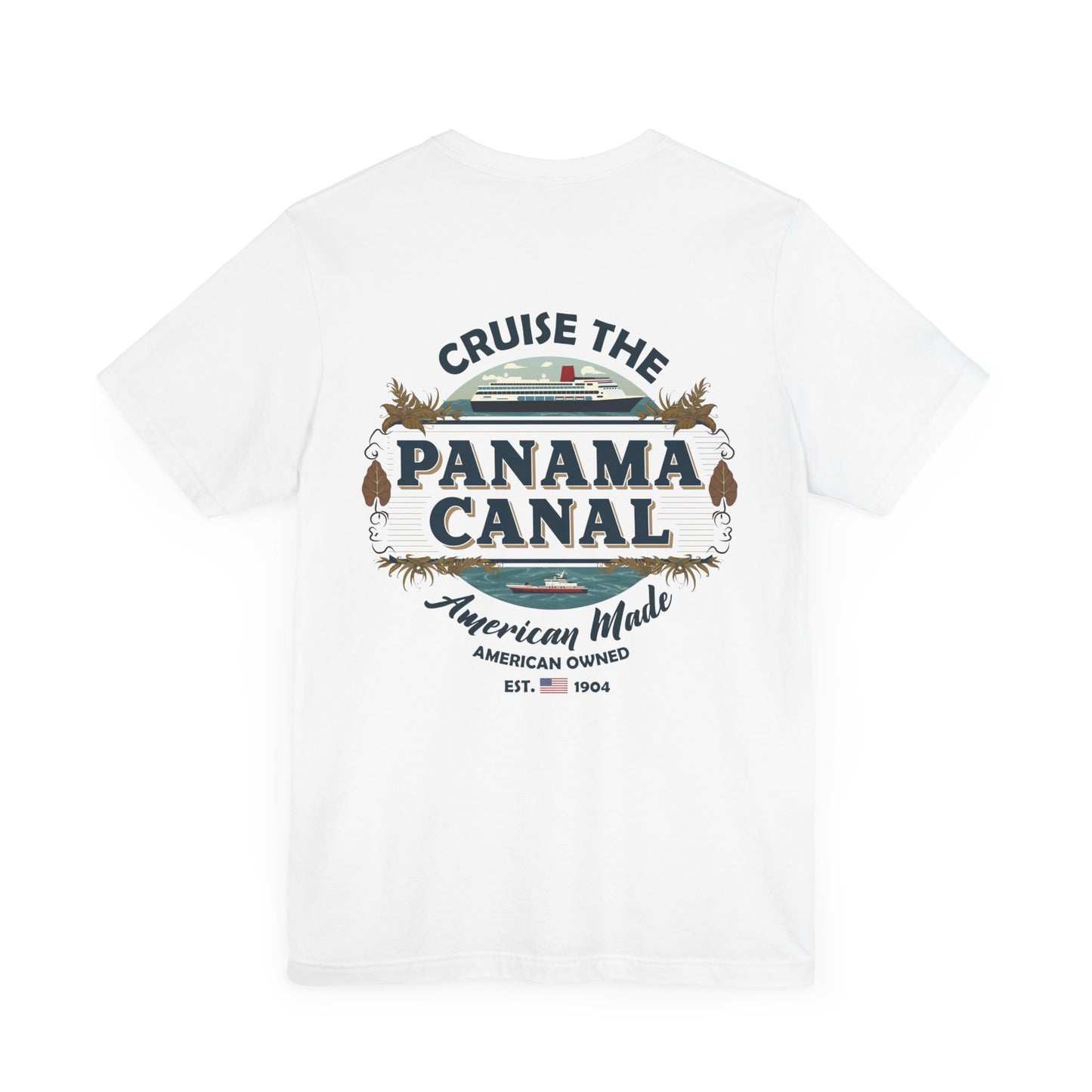 T-Shirt - "Visit the Panama Canal! Via FAFO Airlines" Unisex Jersey Short Sleeve Tee