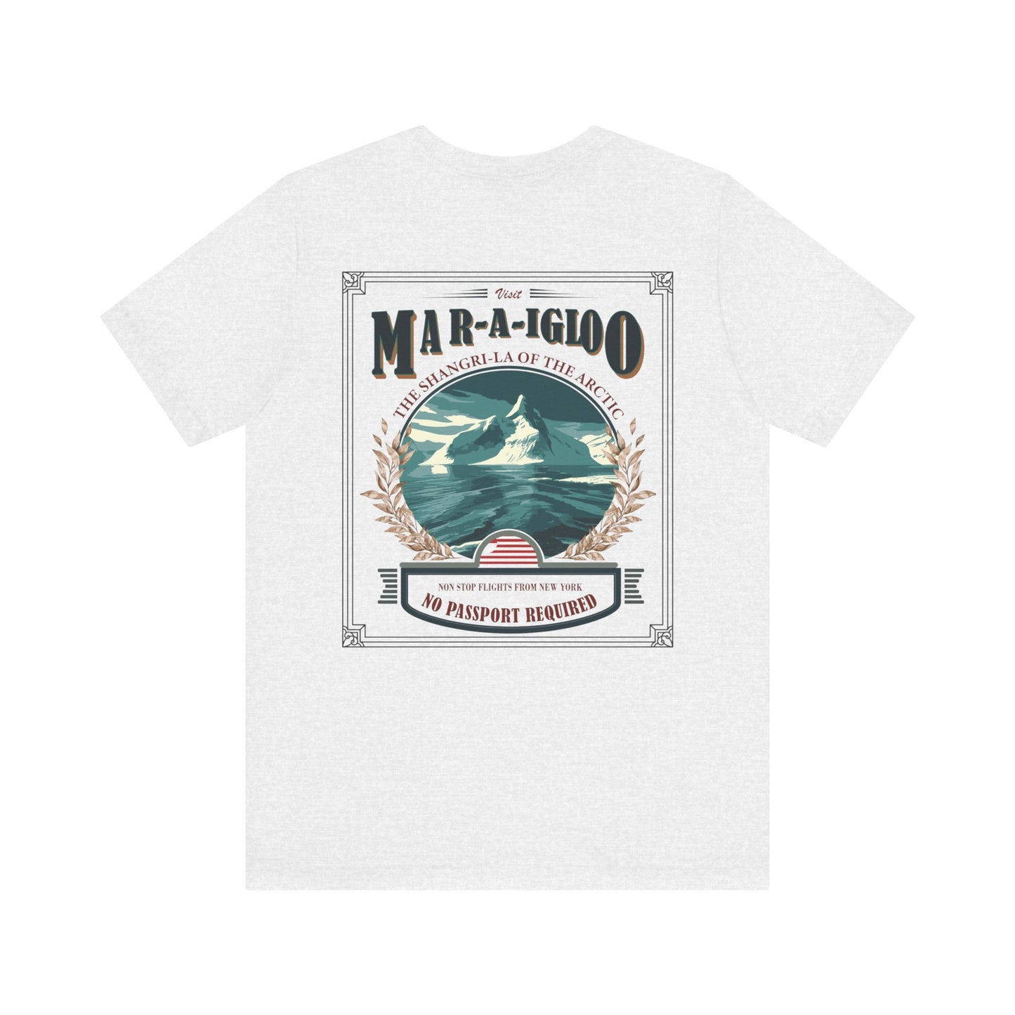 T-Shirt - "Visit Mar-A-Igloo! Via FAFO Airlines" Unisex Jersey Short Sleeve Tee