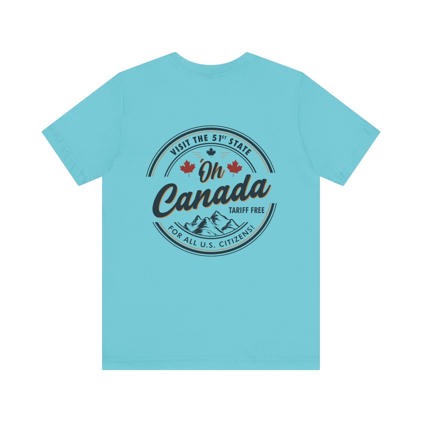 T-Shirt - "Visit the 51st State! Via FAFO Airlines" Unisex Jersey Short Sleeve Tee