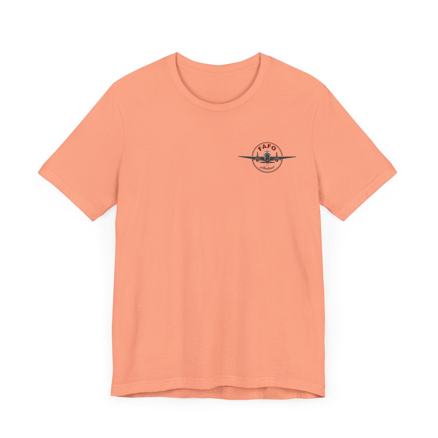 T-Shirt - "Visit Mars! Via FAFO Airlines" Unisex Jersey Short Sleeve Tee