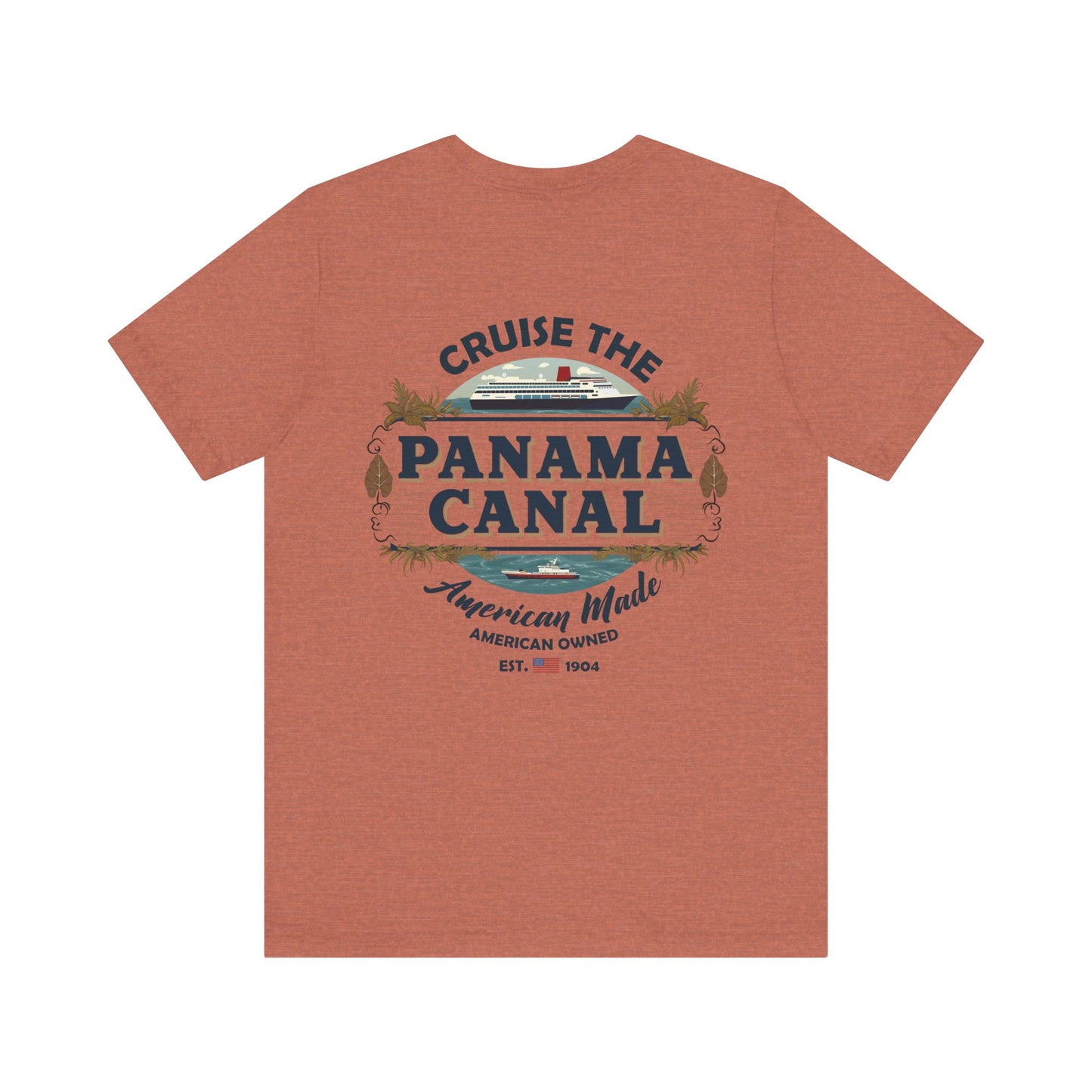 T-Shirt - "Visit the Panama Canal! Via FAFO Airlines" Unisex Jersey Short Sleeve Tee