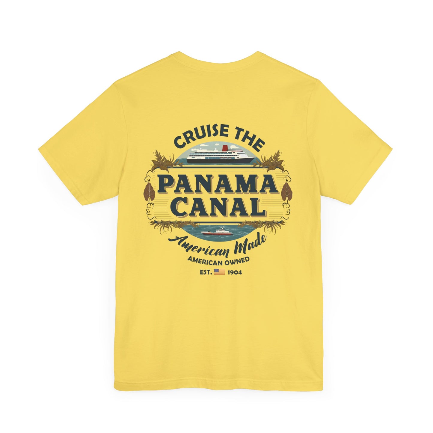 T-Shirt - "Visit the Panama Canal! Via FAFO Airlines" Unisex Jersey Short Sleeve Tee